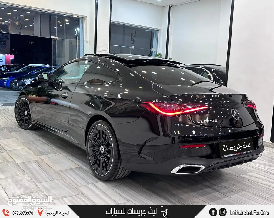 مرسيدس سي ال اي نايت بكج مايلد هايبرد 2024 Mercedes CLE200 Coupe AMG Kit Night Package