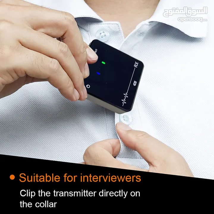 ميكرفون لاسلكي للموبايل/كاميرات التصوير/الكمبيوتر wireless microphone /smartphones /Camera /Computer