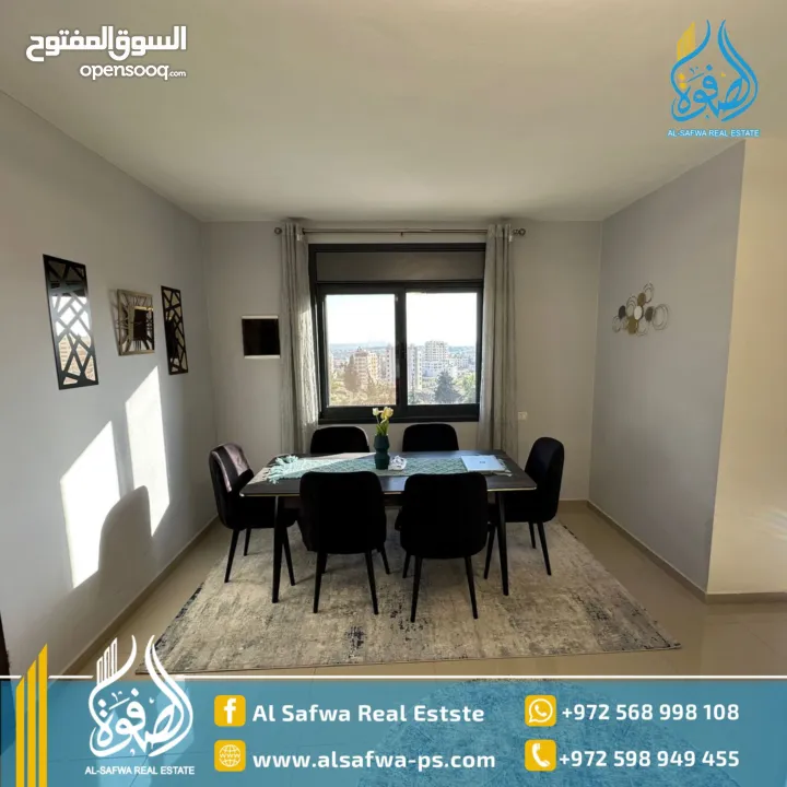 شقه مميزه للايجار المصايون قرب البنك العربي باطلاله جميله ومشمسه من كل الجهات