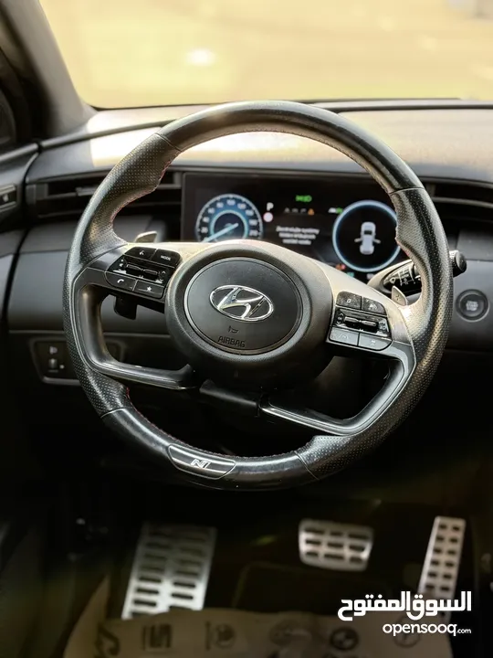 هونداي توسان NLine ترخيص 2022 محرك 1600 هايبرد plug in/يقطع على الشحنه 65 كيلو متر 271 حصان