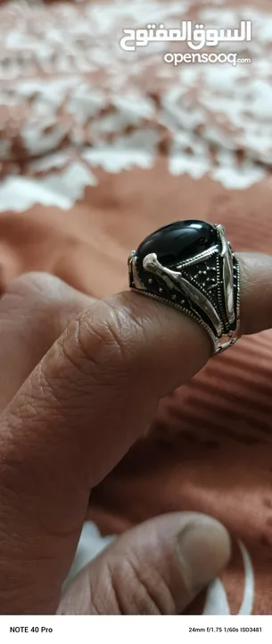 خواتم فضه مصريه مختوم 925 عدد 91 خاتم