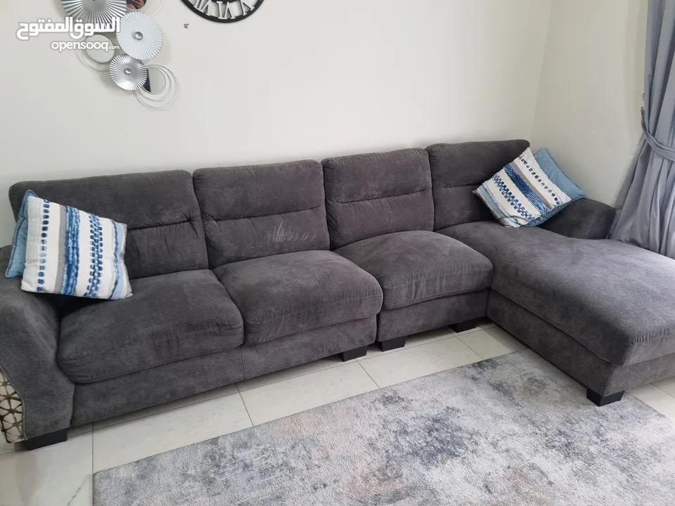 corner sofa and coffee table طقم جلوس كورنر و تربيزة