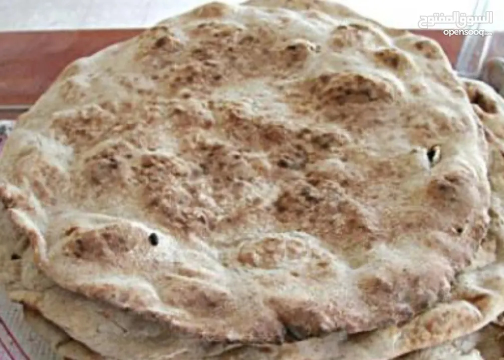 مطلوب وصفات مصوره (خبز الطابون وخبز الحمام وخبز البرغر) - فلسطيني