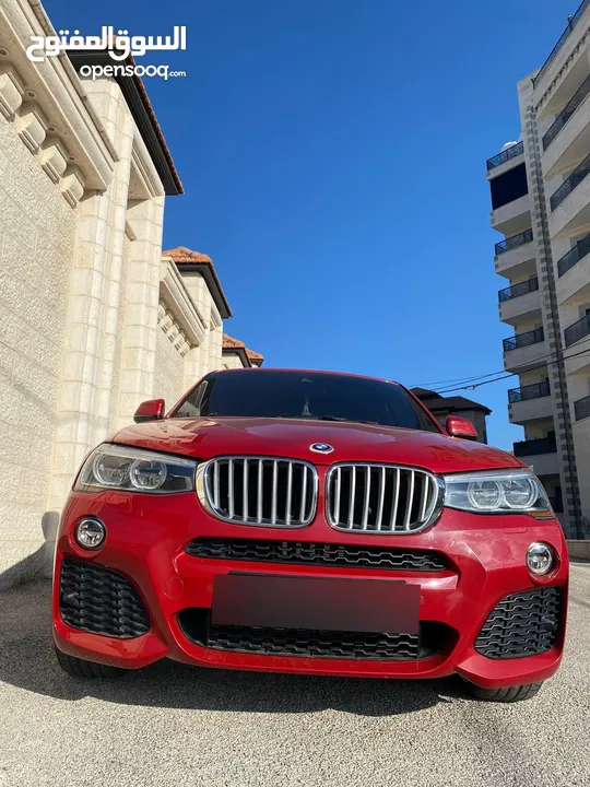 BMW X4 ام بكيج شركه ماطور 2000 بنزين توين تيربو . موديل 2015 ماشي 80000 فقط عداد حقيقي 4×4