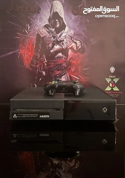Xbox one 500 giga بحاله الوكاله والجديد