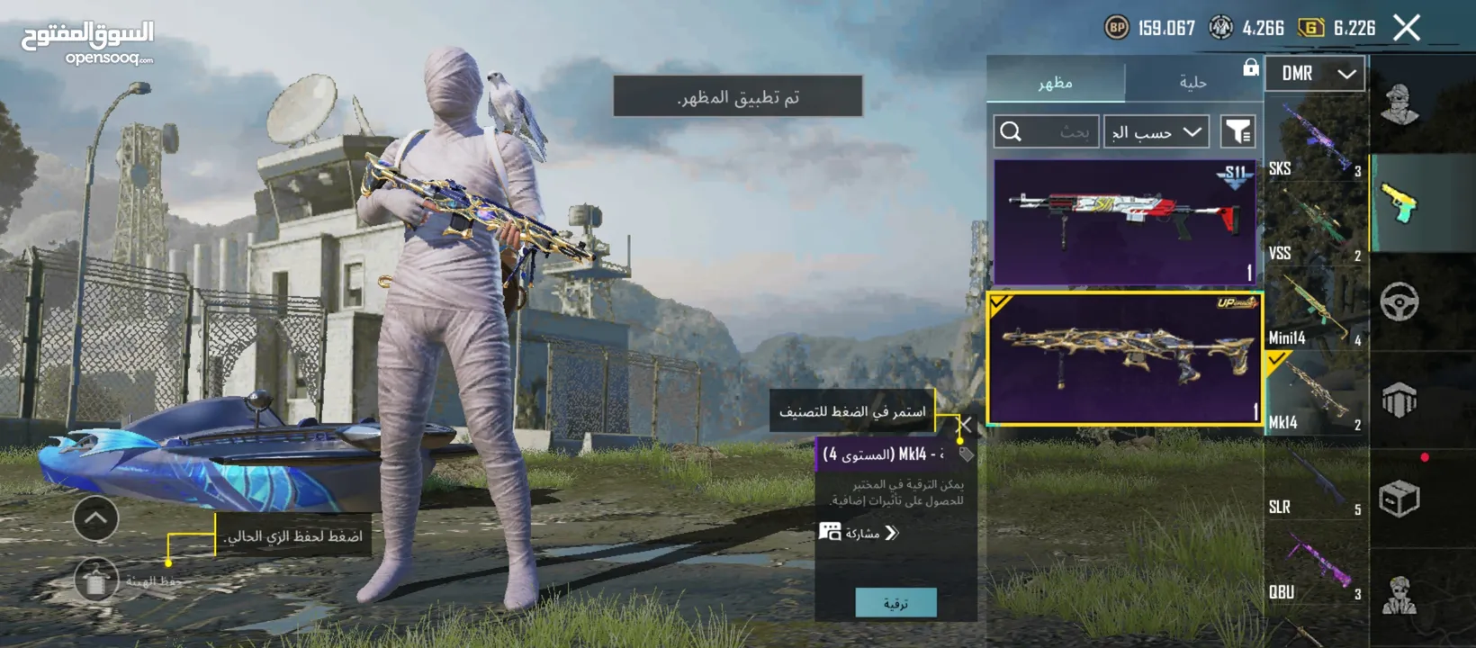 بيع حساب ببجي