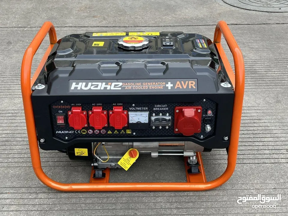 مولد -  كهرباء ينزين 8500 واط بقوة 6,5 حصان HP قوي جداً التفاصيل : 3 مخراج 220V فقط ب 850 شيكل فقط