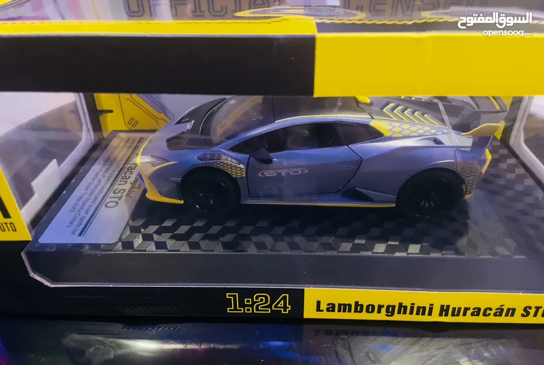 مجسم لسياره  mustang GT 500 & Lamborghini huracan sto