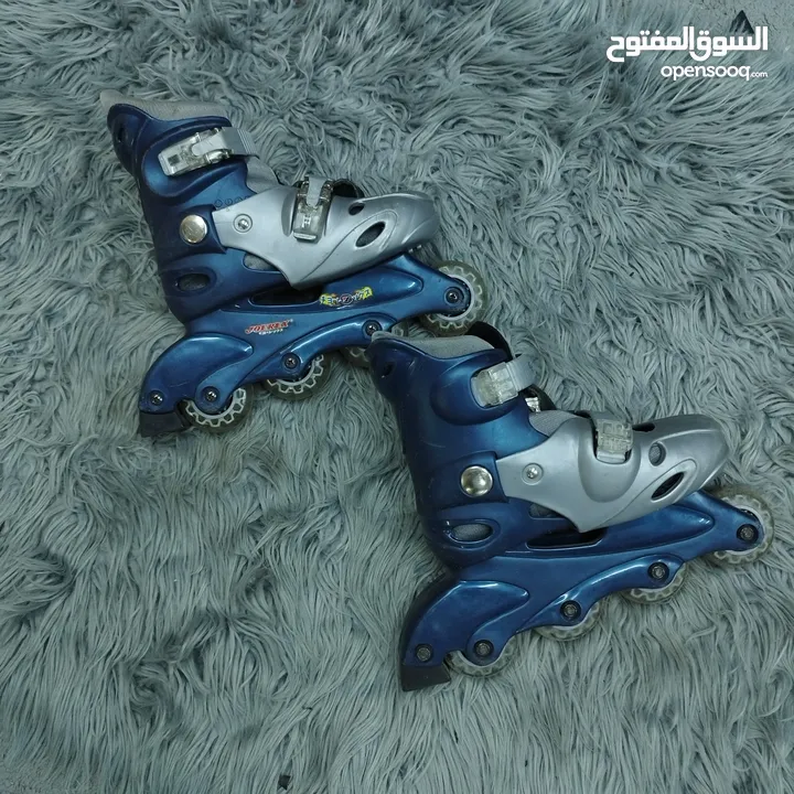 Skate (VIP)   عجال مطاط هيكل بلاستيك مقوى شفرات حديد   السعر والمقاس والماركة أسفل كل صورة