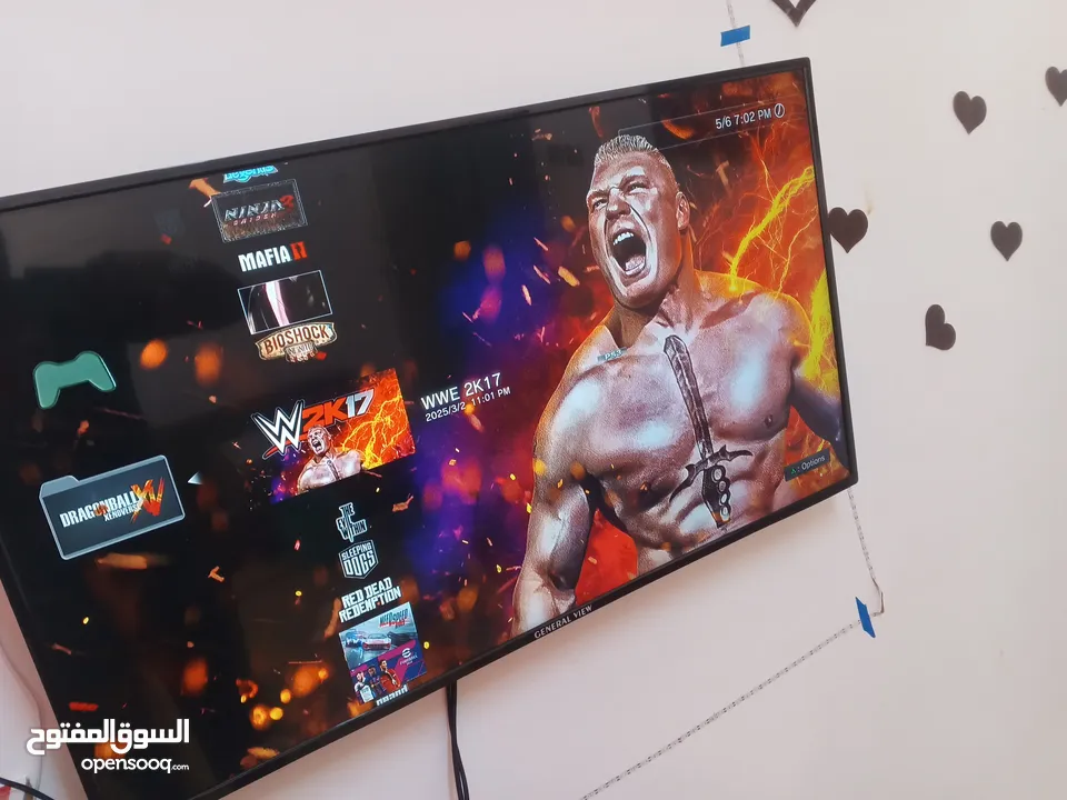 جهاز ابلستيشن 3 تبارك الرحمن 500 جيجا ابحالت الوكاله علي العاب فل مع ايد
