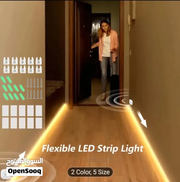 LED Motion Sensor Neon Flex Strip Light – Modern Indoor & Outdoor Accent Lighting FREE DELIVERY