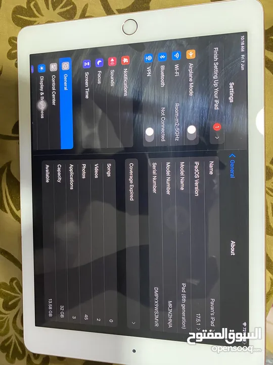 Ipad 6th generation 32gb not used much . Excellent Condition