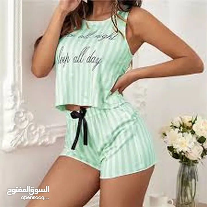 اطقم و بيجامات ستاتي نوم صيفي واتساب فقط