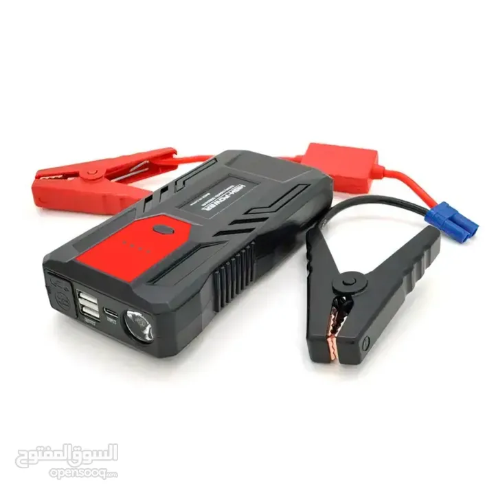 باوربانك طوارئ 12 فولت لتشغيل المركبات المتعددة وشحن الموبايل 12v emergency car jump starter