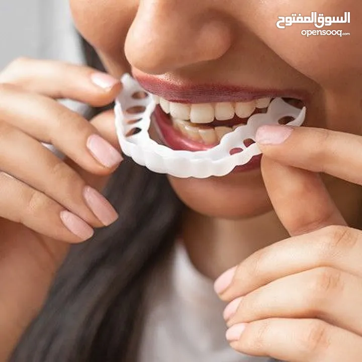 طقم اسنان  snapon smile  snapon smile شلون تتركب كم مده تبقى.......الخ  شوفو حبايبي