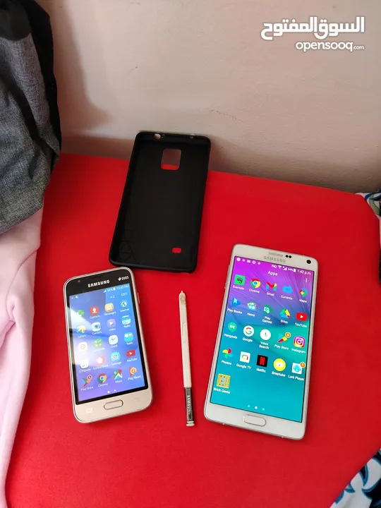 Samsung note 4 and j1 mini