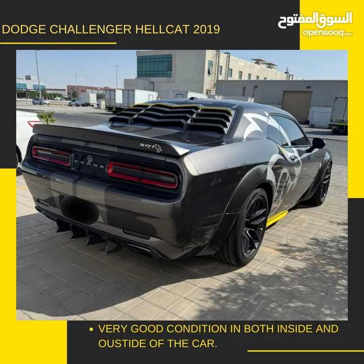 Dodge challenger Hellcat widebody 2019 717hp