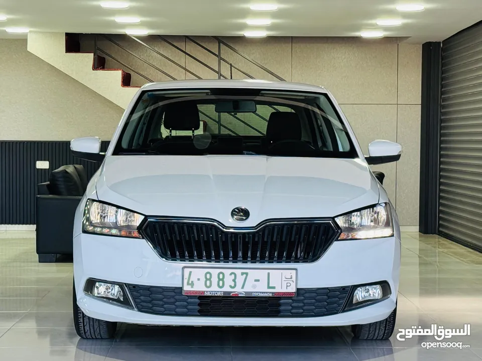 سكودا فابيا بنزين اتماتيك ترخيص 2021