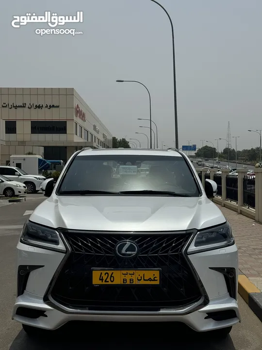 للبيع لكزس ستيشن موديل:2019 LX5700 رقم واحد بلاك اديشن تشيكات الوكاله