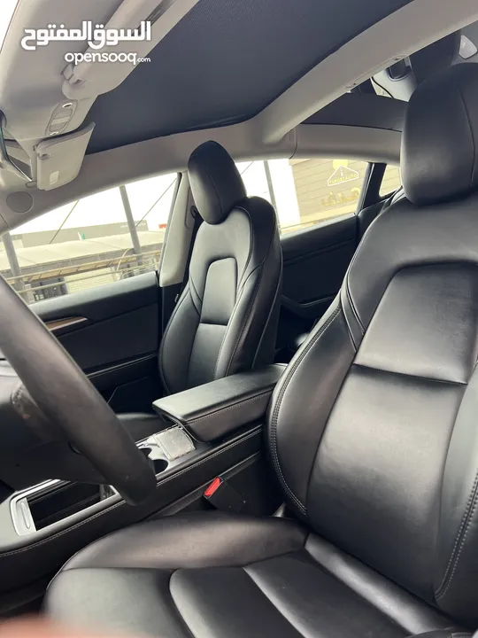 Tesla model 3 2023 فل كامل  تيسلا موديل 3 فحص كامل بسعر مغرري  لون كحلي جنط كبير اصليي  ايرباق اصلي