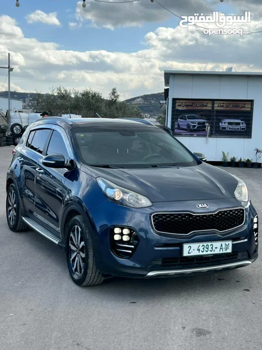 كيا سبورتاج 2017 فل كامل اضافات مع فتحه