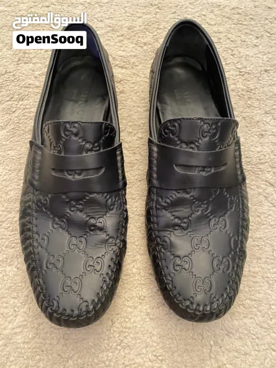 GUCCI Signature Driver Loafers- Guccissima leather حداء قوتشى اصلى ...