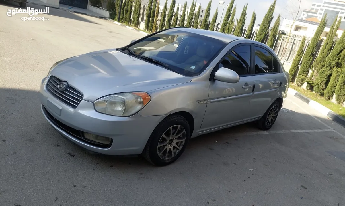 هنداي فيرنا 2006 - متور 1400 فحص ممتاز خاليه من ضربات الشصي وخاليه من القص للبيع