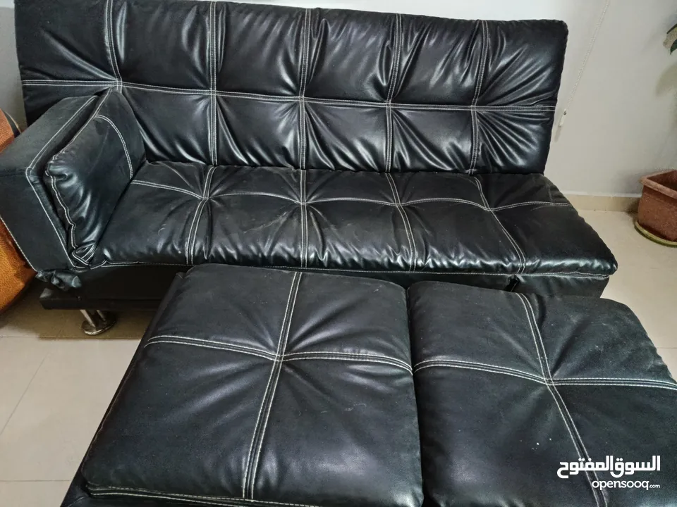 صوفا بيد كنباي مع بفه وتفتح ال سرير