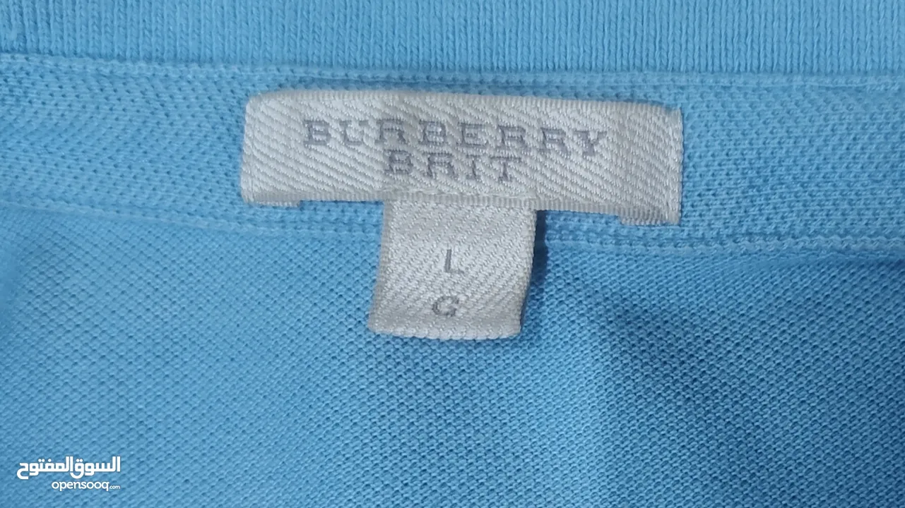 Burberry Brit Polo In Blue L Good Condition