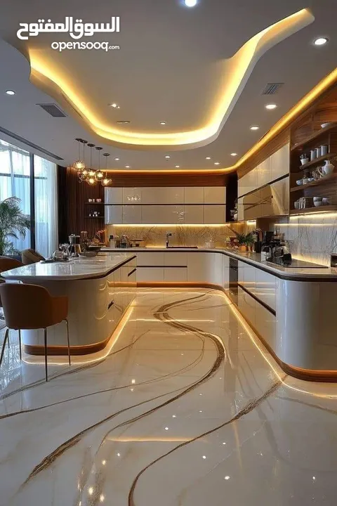 مطابخ المنيوم مطابخ خشب جميع انواع المطابخ