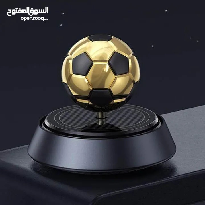 معطر سيارة بالطاقة الشمسية على شكل كرة سلة أضف لمسة فخامة وسيطرة على رائحة سيارتك يعمل بالضوء