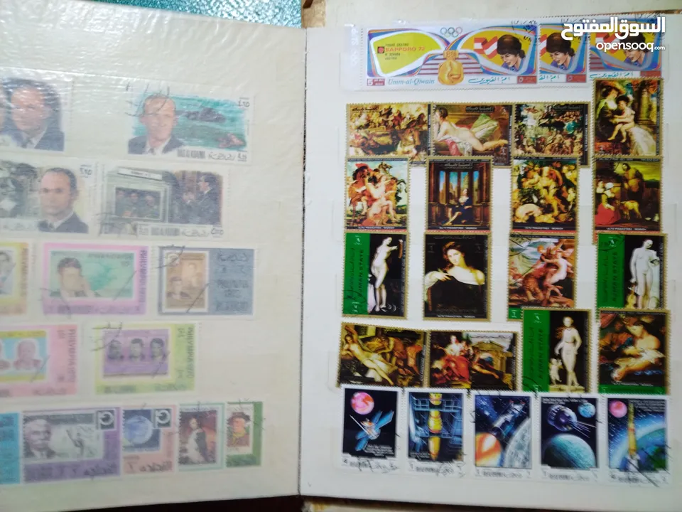 نيشان ملكى وزن41, 41 جرام من الدهب والفضه وعقدفضه من الاحجار الكريمه وطوابع قديمه نادره