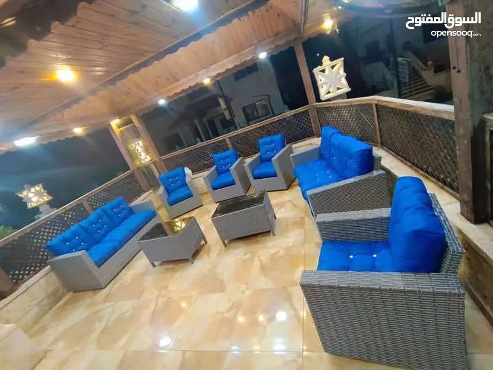عرض خاص (فترة محدودة)  #اصلي          اطقم راتان مصنوعه من خشب الفرفيس الجديد والسويد الجديد
