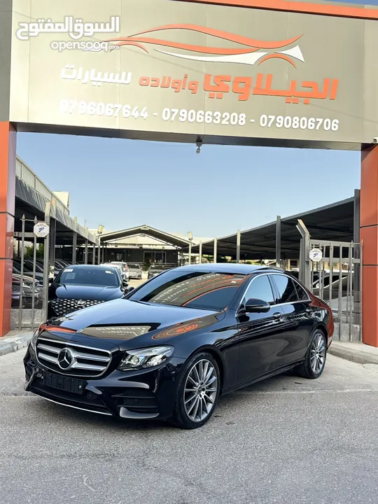 مرسيدس E350 2020 AMG فحص كامل ممشى قليل فل اضافات اعلى صنف لون اسود غرفة كاميل