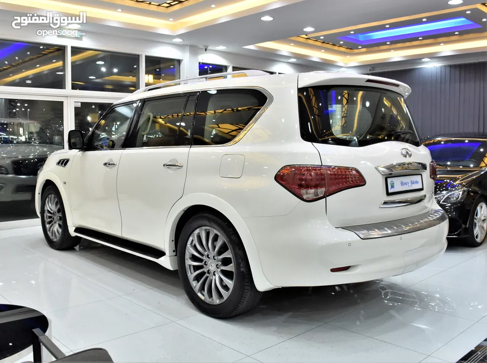 Infiniti QX80 ( 2015 Model ) in White Color GCC Specs