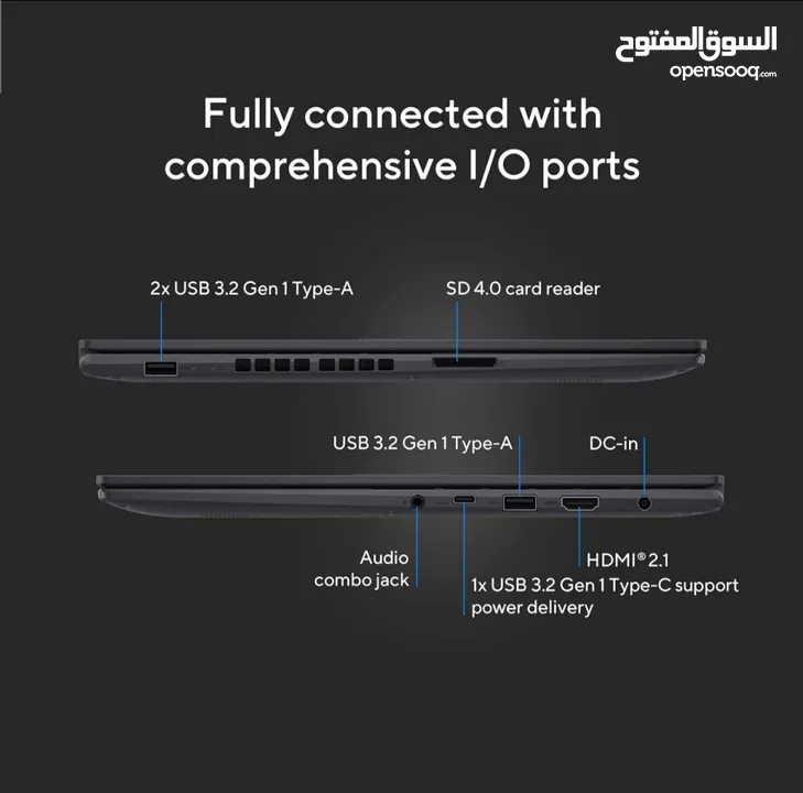 لابتوب ايسوس كور أي 9 الجيل الثالث عشر  كرت 4060  Asus vivobook 16x k3605v