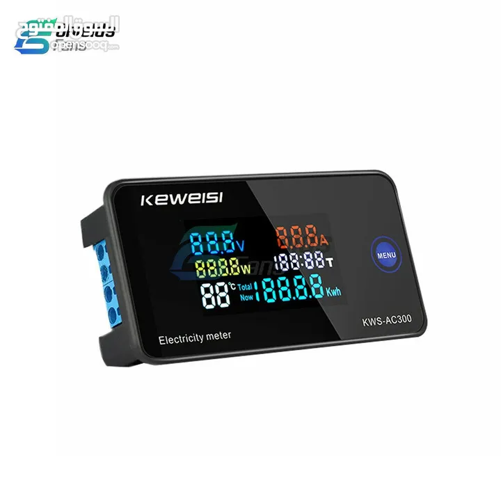 Color Display AC50-300V Digital Power Energy Temp Meter Ammeter Voltmeter