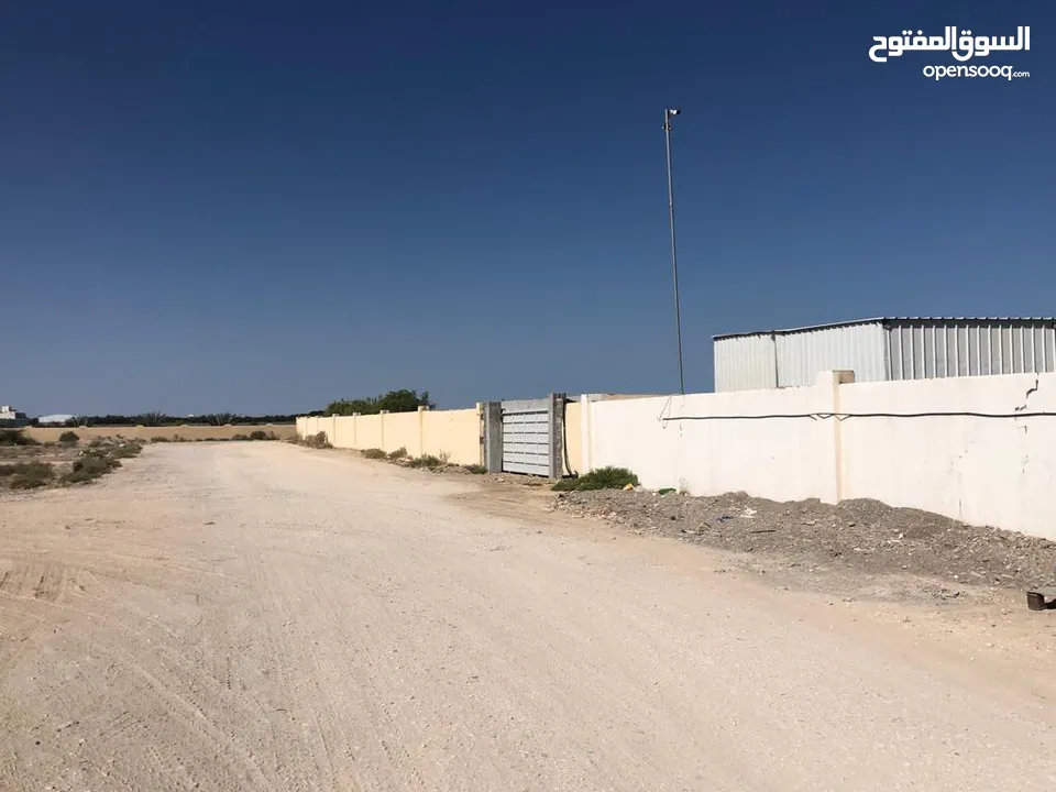 Industrial land for rent in Barka