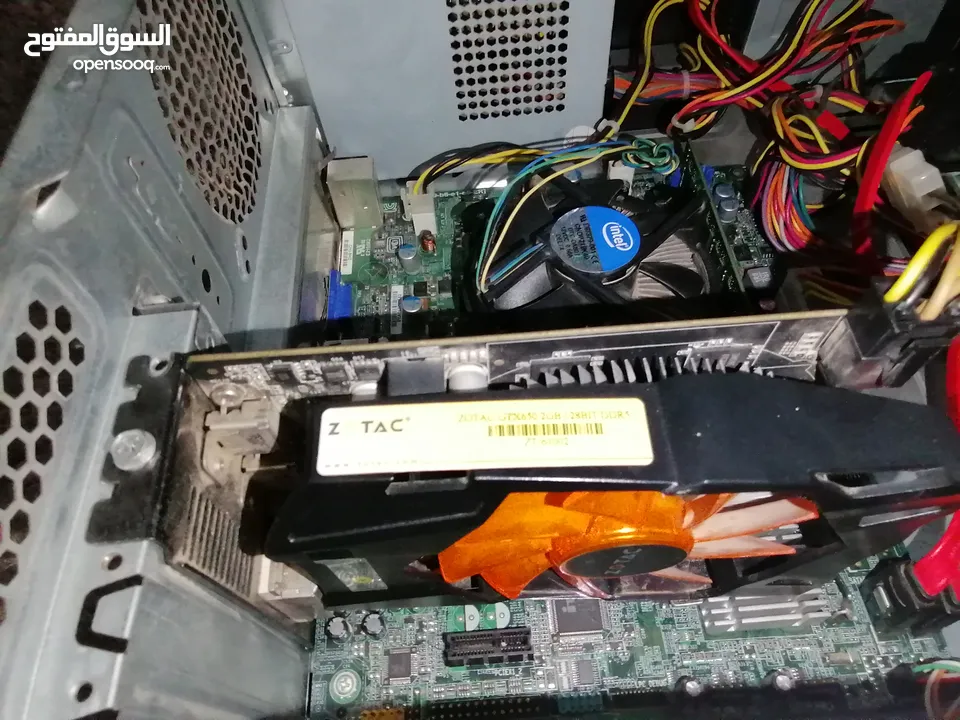 موجود جهاز بمواصفات I3 2130  GTX650 2GB 8ram DDR3 HDD 512 Power 300w مع ماوس وكيبورد وايدXBOX ب110 د