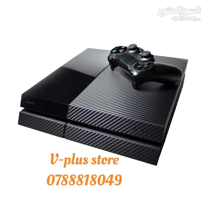 Ps4 fat بلاي ستيشن فور فات  بلايستيشن 4 فات مكفول لمدة سنة