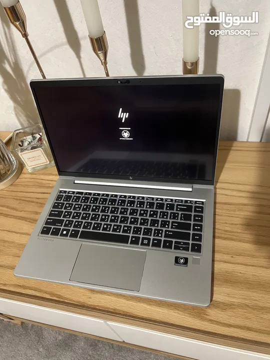 لابتوب HP مستعمل وبحالة الجديد مكفول سنة