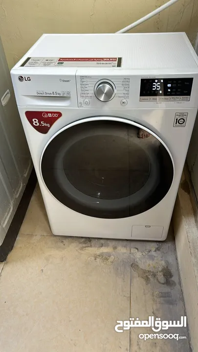 LG washing machine 8kg used few times