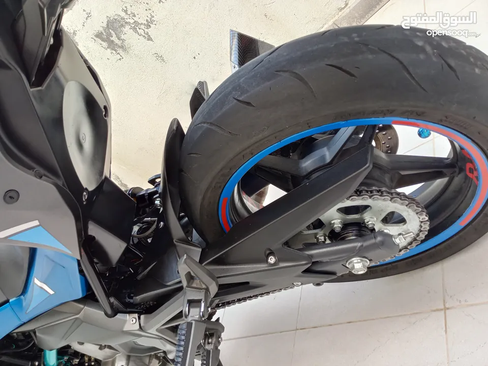 دراجه سي اف موتو  NK650cc بحالة الجديدة استعمال خفيف جدا موديل 2021