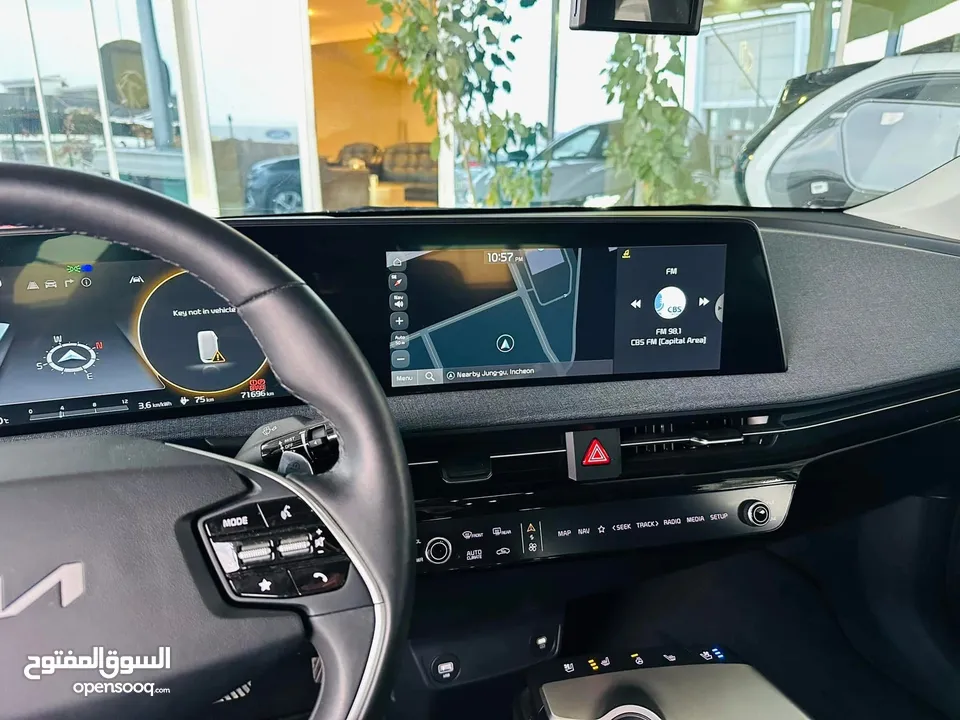 كيا EV6 وارد كوريا 2022 فحص كامل كرت ابيض ممشى 70 الف KM استخدام شخصي