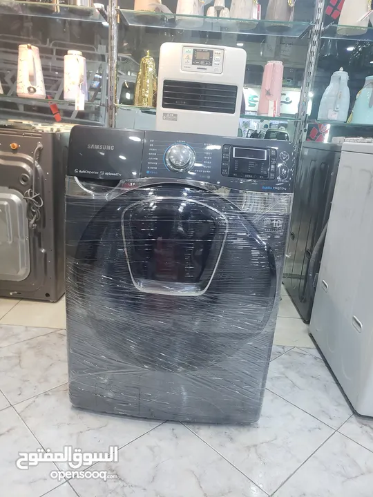غسالات كورية أصلية LG و Samsung بأحجام متنوعة مع ضمان 14 _19 كيلو
