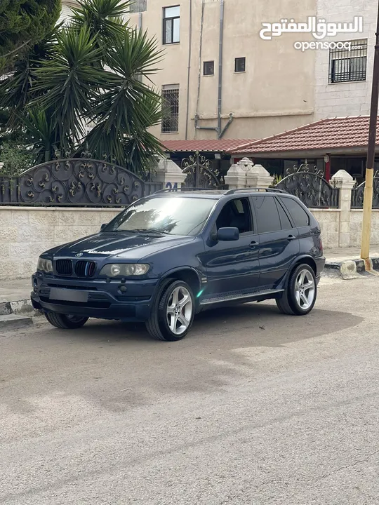 BMW X5 موديل 2001 فحص كامل ترخيص وتنازل واطي للبيع او البدل ع مرسيدس