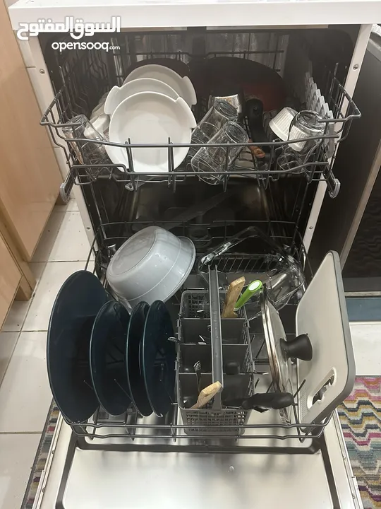 very clean dishwasher