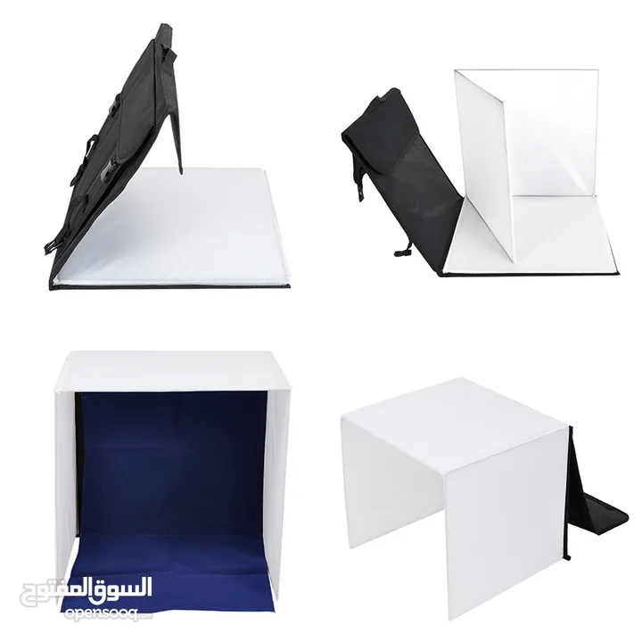 صندوق تصوير قياس 60X60   مع خلفيات تصوير Photobox