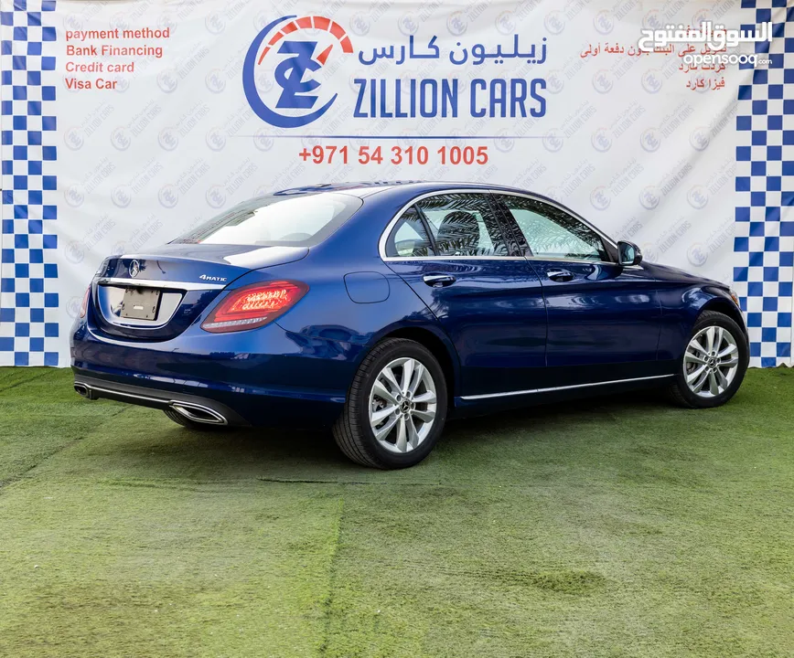 Mercedes-Benz C300-2019- 4MATIC -Perfect Condition -1,666 AED/MONTHLY -1 YEAR WARRANTY Unlimited KM*