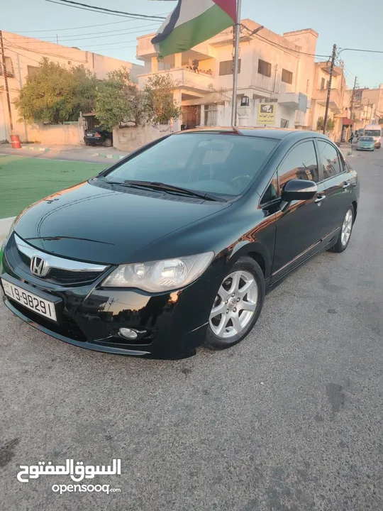 هوندا سيفيك 2009 هايبرد وارد اروبي  فحص كامل بحالة الوكاله